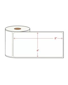 4x8" (102 x 210mm) Direct Thermal Labels - 210 Labels Per Roll