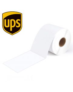 Zebra Compatible UPS Shipping Labels, 102mm x 210mm, 640 Labels, White Direct Thermal Labels, Permanent