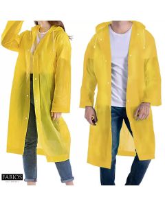 Waterproof Yellow Poncho Raincoat for Men / Women 