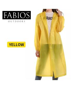 Waterproof Yellow Poncho Raincoat for Men / Women 
