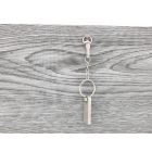 100 Silver Keyring Blanks Tone Key Open Key Chains Split Rings + 4 Link Tags