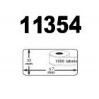 Dymo 11354 / S0722540 Compatible Labels, 57mm x 32mm, 1000 Labels, White, Permanent