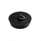 Plastic Sink/Bath Plug Stopper Black - 38mm 1½" 