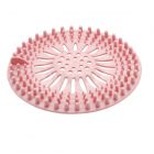 Hair Trap Shower Bath Plug Hole Waste Catcher Stopper Drain Sink Strainer Filter - Pink