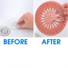 Hair Trap Shower Bath Plug Hole Waste Catcher Stopper Drain Sink Strainer Filter - Grey